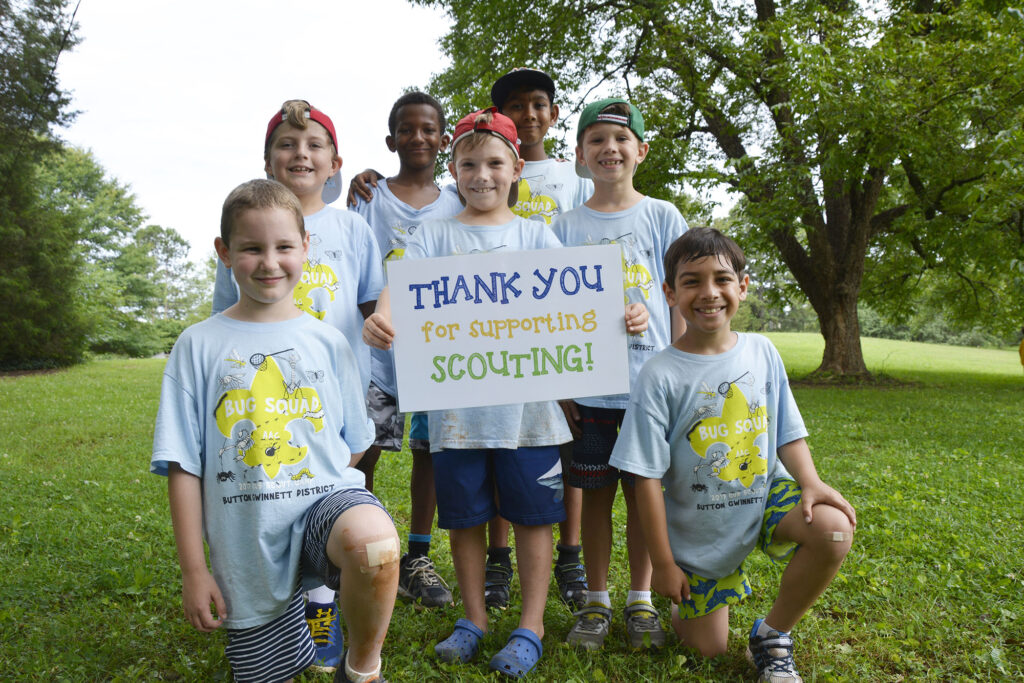 Thank You For Your Support of Scouting